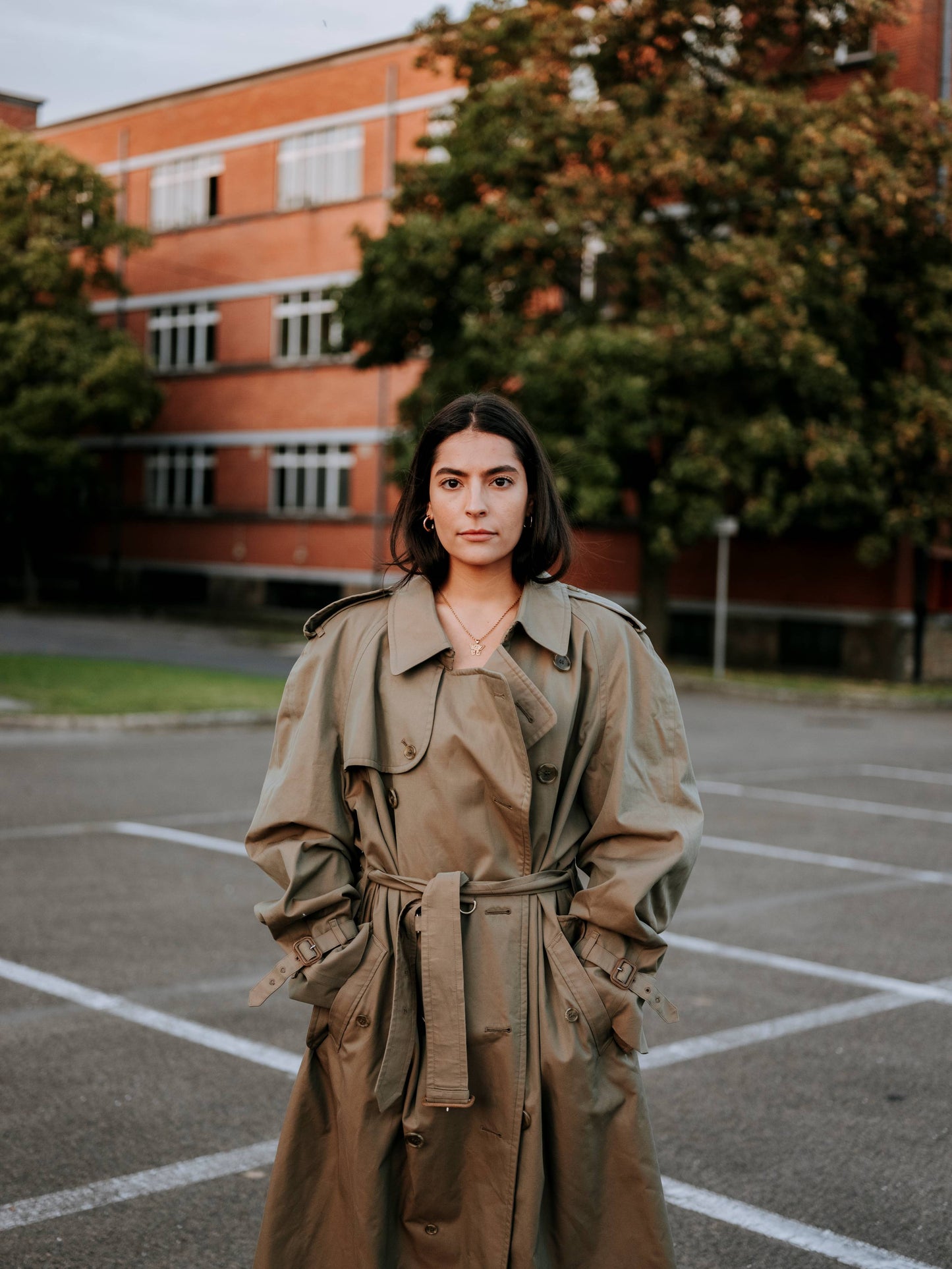 BURBERRY trench coat | XL
