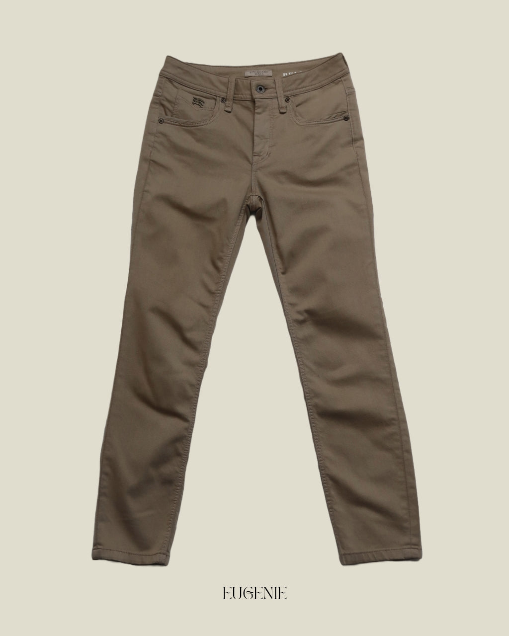 BURBERRY slim pants | S